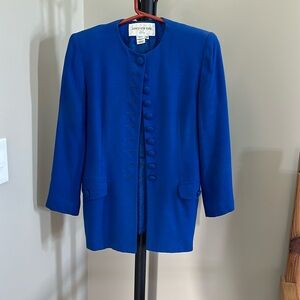 Jones New York royal blue suit jacket